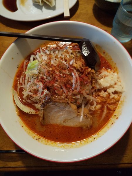 「旨辛豚野菜」@アヒル家の写真