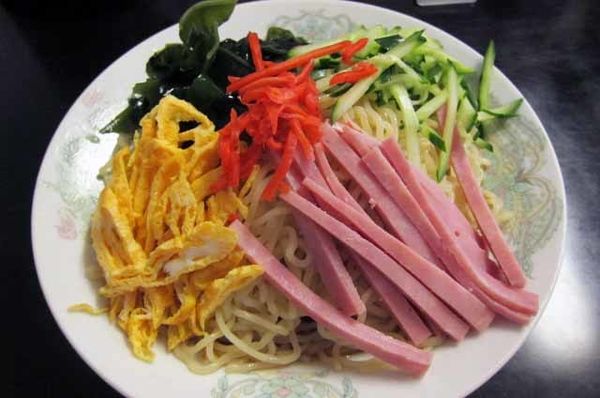 「冷やし中華　800円」@大釜 本店の写真