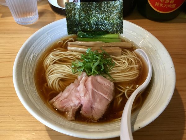 「らぁ麺（醤油）＋ チャーシューご飯」@麺屋 さくら井の写真