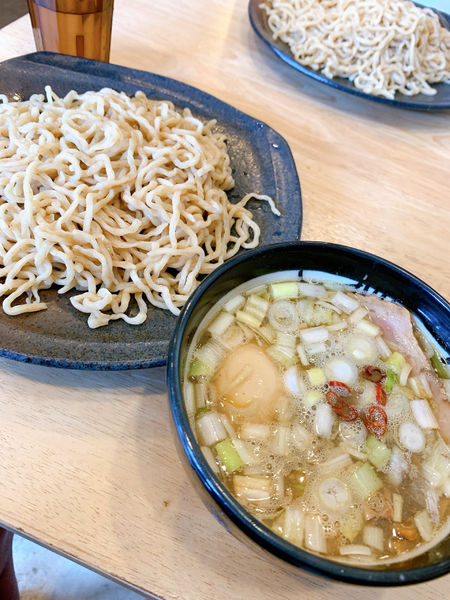 「煮卵つけそば」@中華そば専門 とんちぼの写真