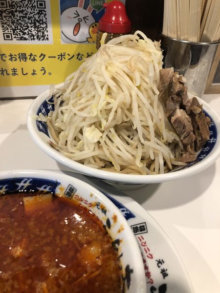 「赤つけ麺」@ラーメン大 柏店の写真