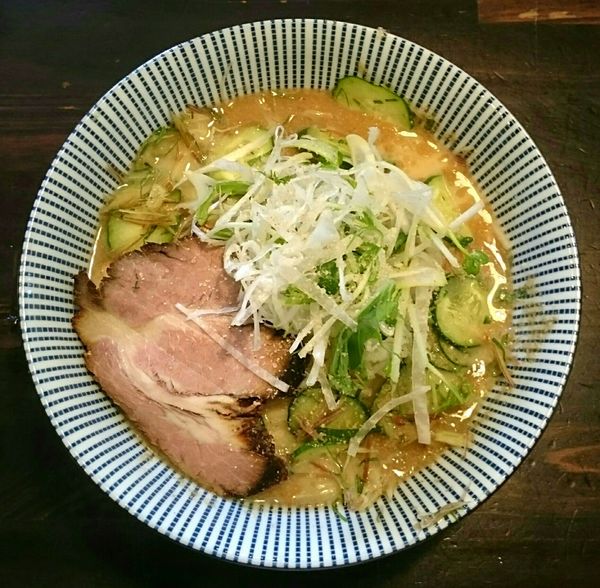 「冷や汁みそらーめん【限定】」@らーめん こてつの写真