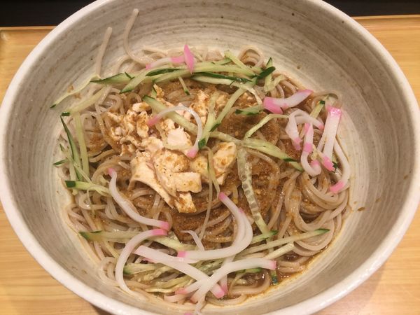 「【夏限定】大盛り 和風冷麺（￥470）」@小諸そば 神田北口店の写真