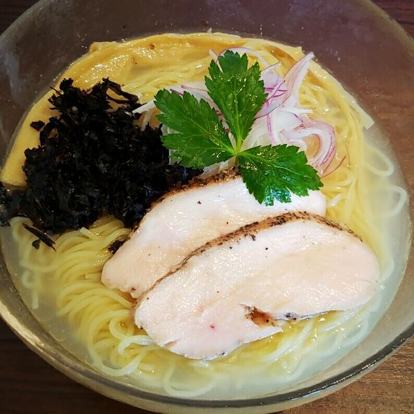 「【本日の魚介そば】のどぐろ冷やし（大盛無料）９８０円」@旬菜麺屋 雅流の写真