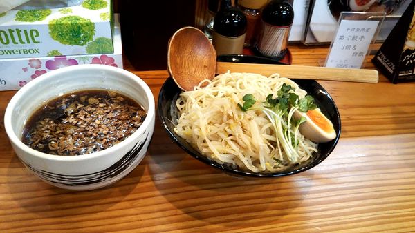 「醤油ブラックつけ麺(910円)」@麺家 大森の写真