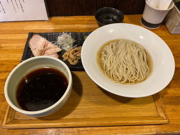 「鶏精湯の昆布水つけ麺」@中華蕎麦 はざまの写真