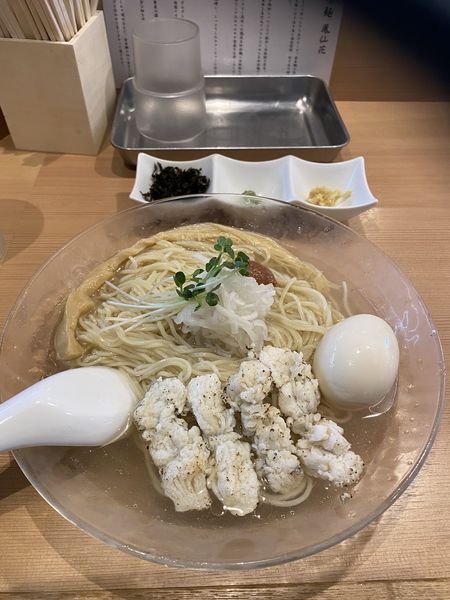 「鱧と金目鯛の冷やしらあめん」@らぁ麺 鳳仙花の写真