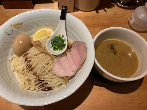 「味玉つけそば(醤油)」@SOBAHOUSE 金色不如帰 新宿御苑本店の写真