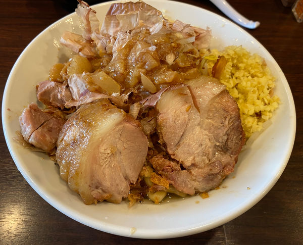 「汁なし ショウガ ふわっトロ豚 ニンニク アブラ」@ピコピコポンの写真