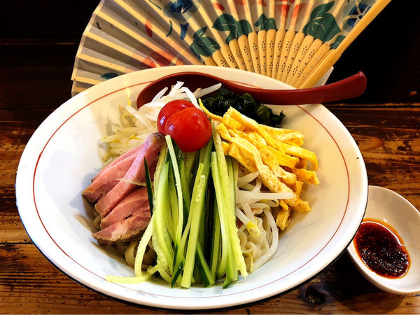 「【限定】味噌冷やし中華(並)」@東京味噌らーめん 鶉の写真