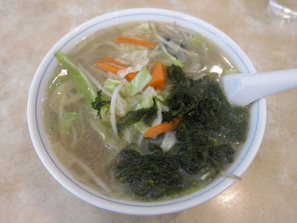 「岩海苔タンメン：800円」@栄龍の写真