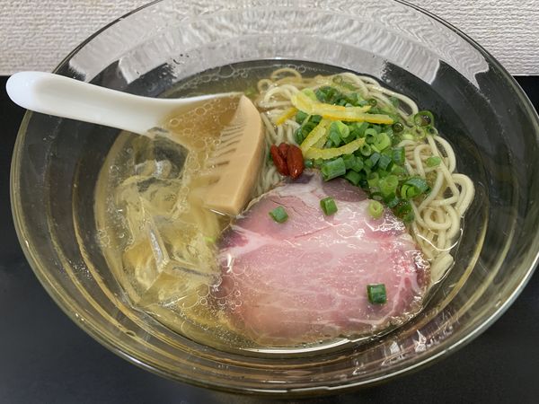 「アゴだし冷やしめん」@自家製麺SHINの写真