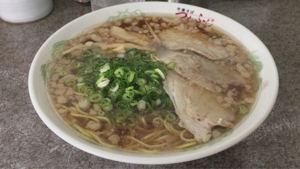 「中華そば大盛」@つたふじ 福山支店の写真