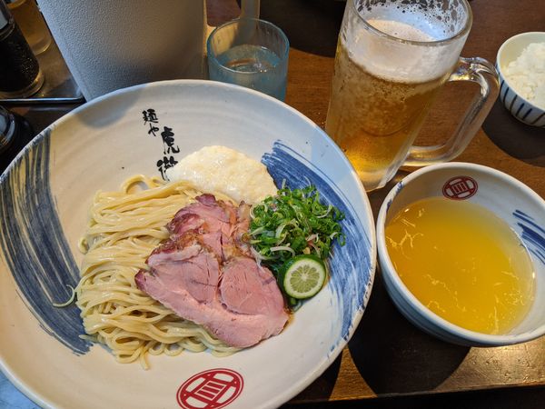 「【限定】薬涼潮つけそば」@麺や 虎徹の写真