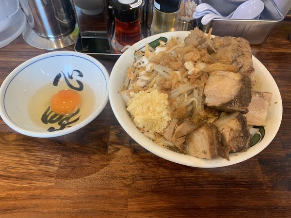 「汁無しそば」@雷 北松戸本店の写真