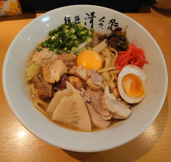 「濃厚まぜそば(850円)」@麺匠 清兵衛の写真