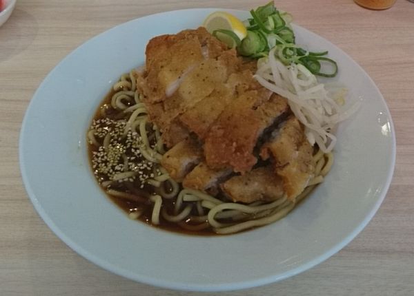 「冷やし肉汁パーコー麺」@肉汁麺ススム 秋葉原本店の写真