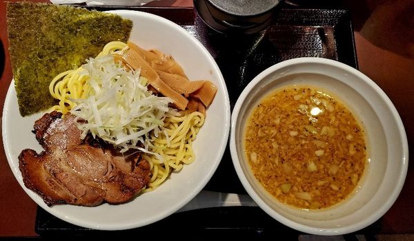 「つけ麺格(味噌)大盛+ランチセット」@麺屋 はな道の写真