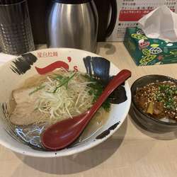 牛骨塩拉麺＋すじこん飯
