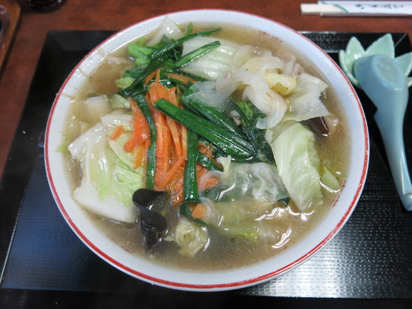 「タンメン：650円」@生蕎麦 満留賀の写真