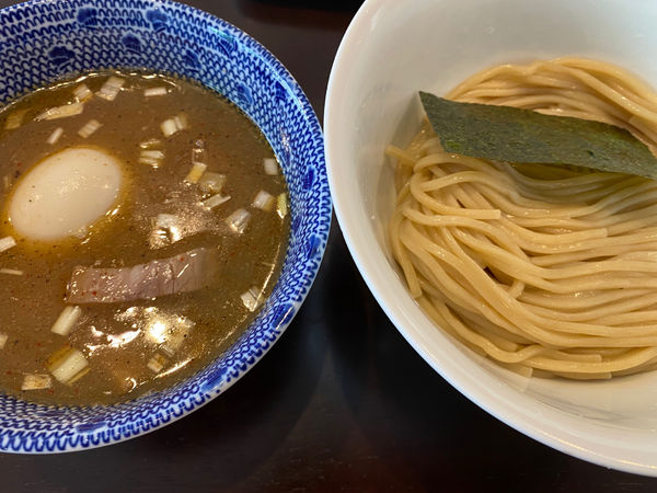 「ゆず香塩つけ麺」@つけ麺 麦の香の写真