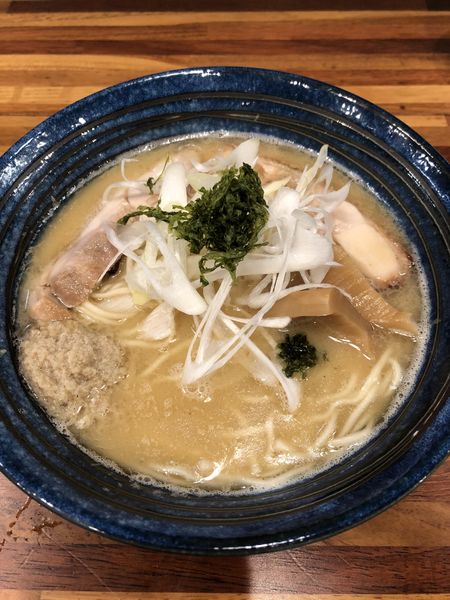 「らーめん銀だら搾り850円」@鮮魚らーめん 五ノ神水産の写真