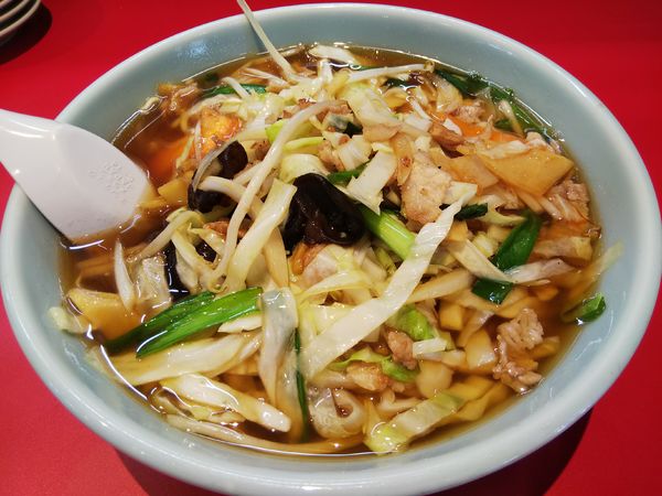 「炒菜湯麺（イタメソバ）」@俵屋飯店の写真