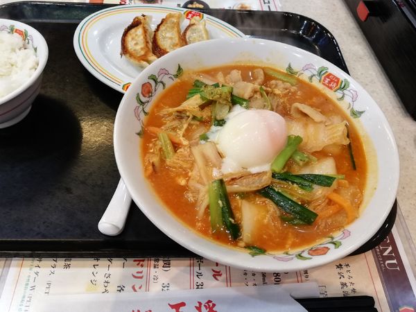 「肉玉スタミナ麺　期間限定」@餃子の王将 本川越店の写真