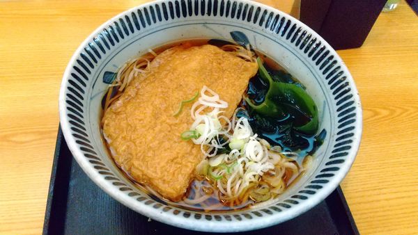 「きつねそば460円」@本家しぶそばの写真