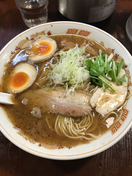 「味玉中華そば（醤油）大盛」@つけ麺 結心の写真