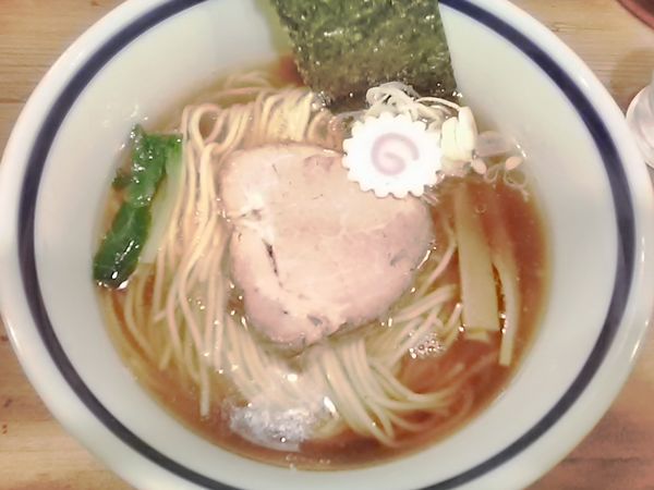 「細麺 中華そば 680円」@中華そば 志の田の写真