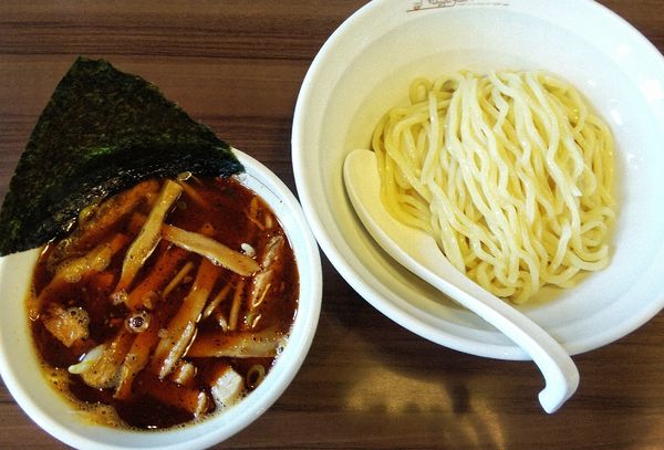 「辛にんにくつけ麺 850円」@らーめん Nageyariの写真