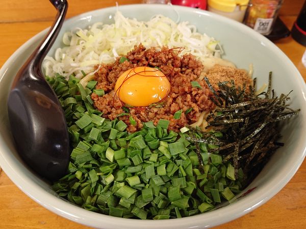 「台湾まぜそば(大盛り)」@三代目 蝦夷 坂戸にっさい店の写真