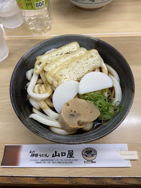 「かやくいせうどん」@名代 伊勢うどん 山口屋の写真
