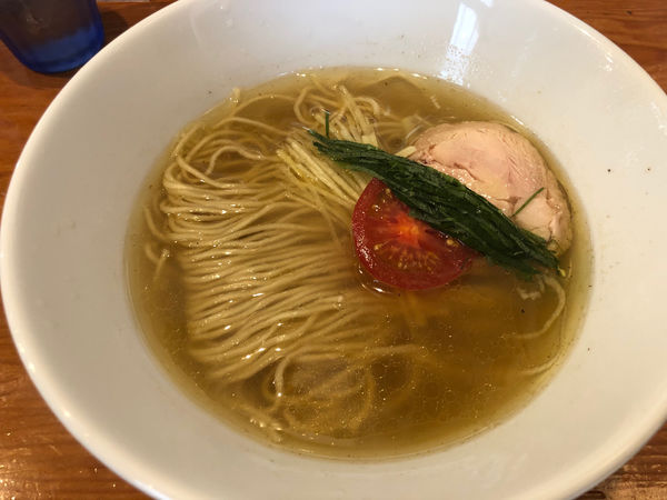 「白そば850円」@麺屋 ブルーズの写真