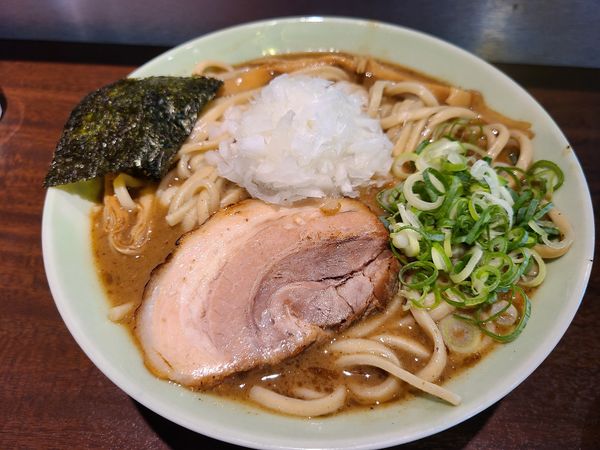「魚介豚骨らーめん」@らぁーめん 喜元門 石岡店の写真