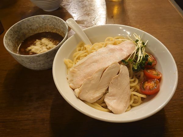 「トマトつけ麺」@濃厚つけ麺 茜堂の写真