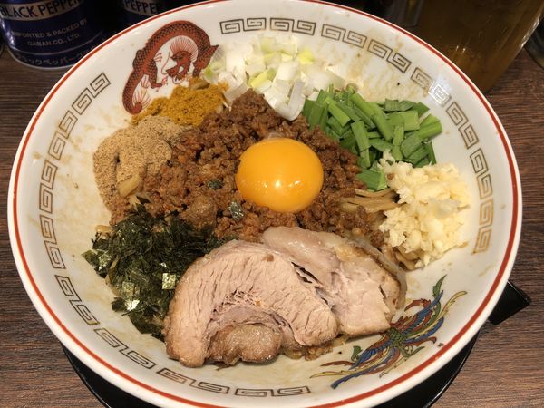 「台湾まぜそば＋チャーシュー１枚追加＋アレ」@豚山 下高井戸店の写真