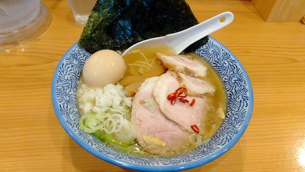 「特製塩そば1100円」@中華そば 笑歩の写真