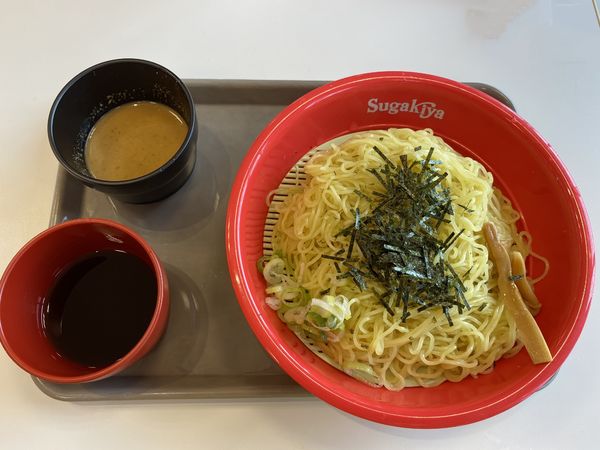 「ざるラーメン390円」@スガキヤ イオンタウン本巣店の写真