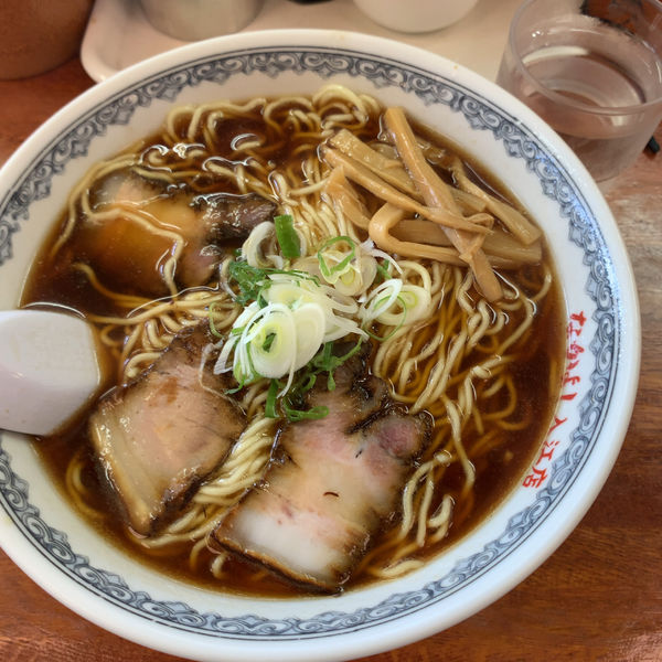 「醤油ラーメン大盛」@なかよし 入江店の写真