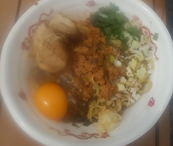 「台湾混ぜそば　+　豚1枚」@豚山 白楽店の写真