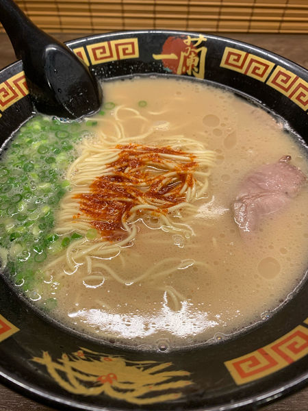 「とんこつラーメン」@一蘭 あべの店の写真