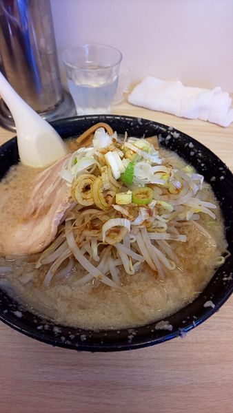 「ミニラーメン➕モヤシ」@らーめん かづの写真