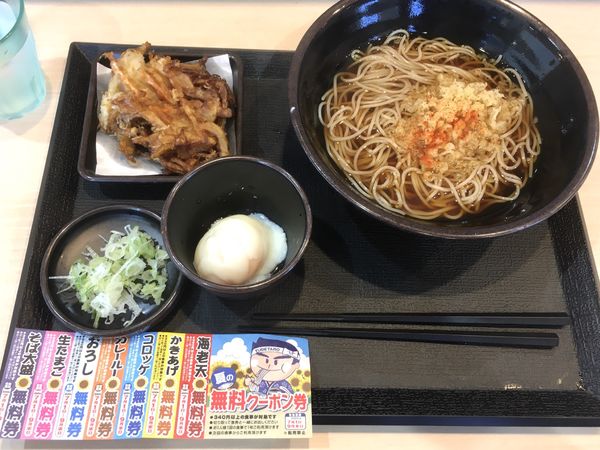 「朝そば(360¥)」@ゆで太郎 神栖知手店の写真