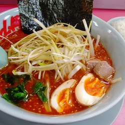 辛味噌ネギラーメン激辛＋半ライス1000円クーポン味玉