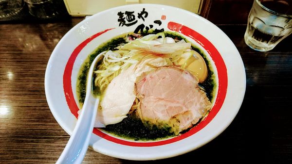 「【期間限定】生海苔と気まぐれ煮干しのそば」@麺や でこの写真