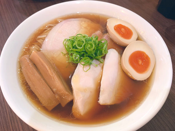 「肉玉汐そば」@らぁ麺や 汐そば雫の写真