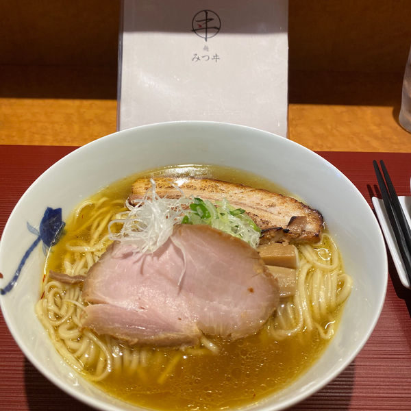 「塩ラーメン(細麺)」@麺 みつヰの写真