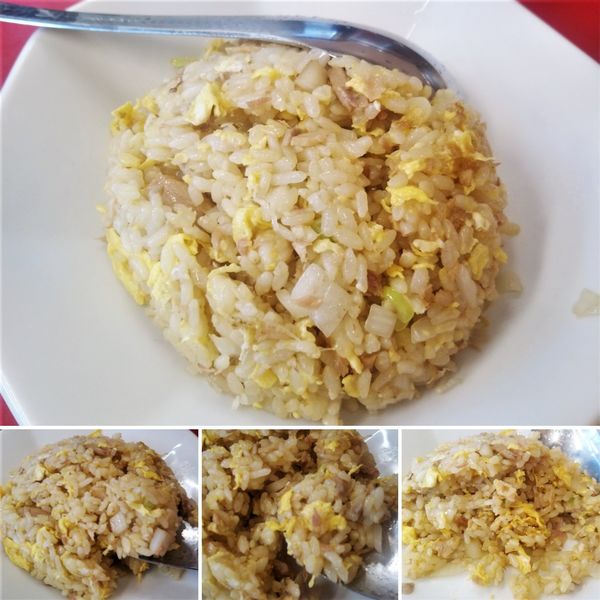 「らーめんセットの半チャーハン」@らーめん弁慶 浅草本店の写真